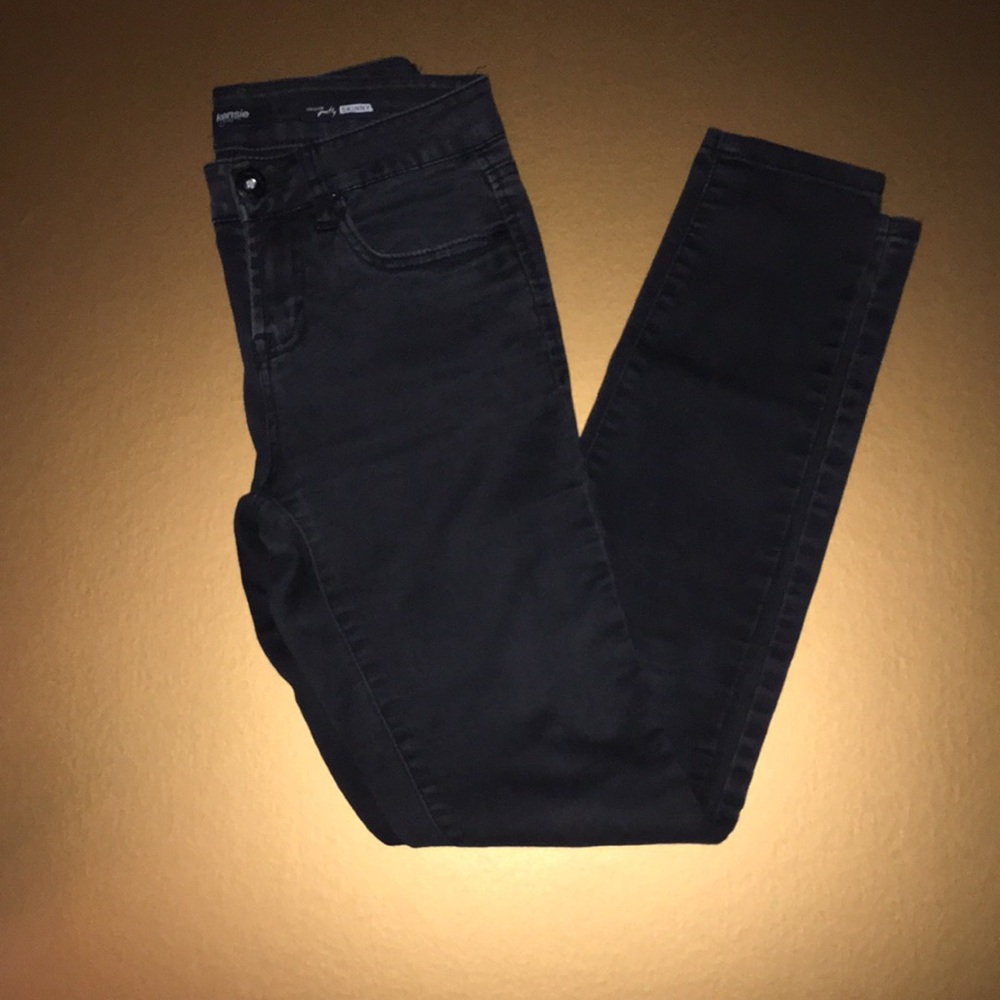 Kenzie high-waisted black pants